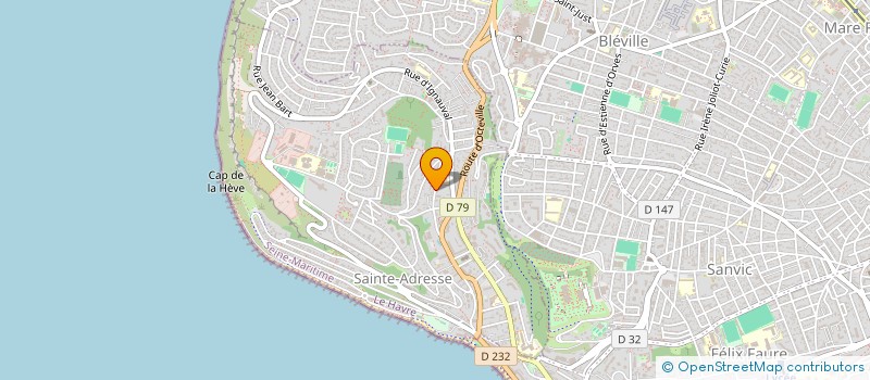 localisation de l'entreprise MONSIEUR JOSHUA BERGER  SAINTE-ADRESSE