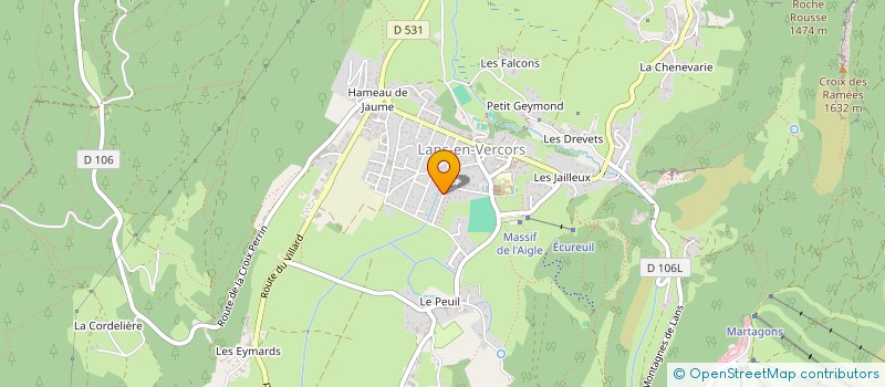 localisation de l'entreprise MONSIEUR JOSHUA CAMBIADO HERMOSA  LANS-EN-VERCORS