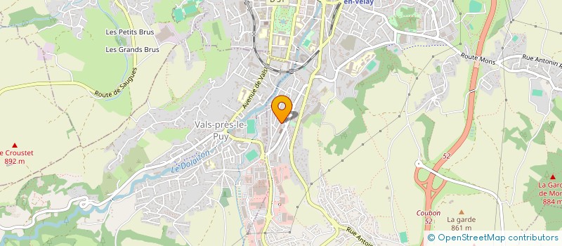 localisation de l'entreprise MONSIEUR JOSHUA CHAMORET  LE PUY-EN-VELAY