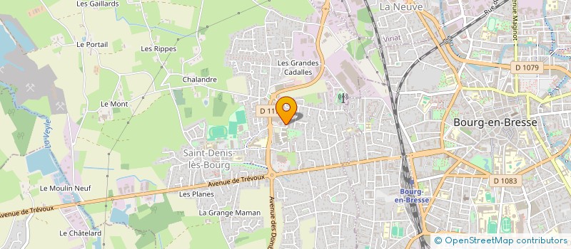 localisation de l'entreprise MONSIEUR JOSHUA CHAUVIN à SAINT-DENIS-LES-BOURG