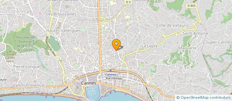 localisation de l'entreprise MONSIEUR JOSHUA CRUZ  CANNES