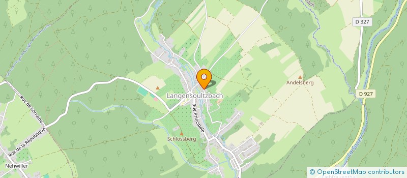 localisation de l'entreprise MONSIEUR JOSHUA DAAB  LANGENSOULTZBACH