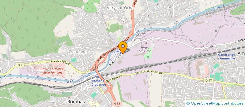 localisation de l'entreprise MONSIEUR JOSHUA GARCE  ROMBAS