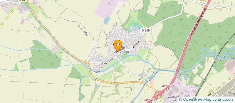 localisation de l'entreprise MONSIEUR JOSHUA KAUTZMANN  ROHRWILLER