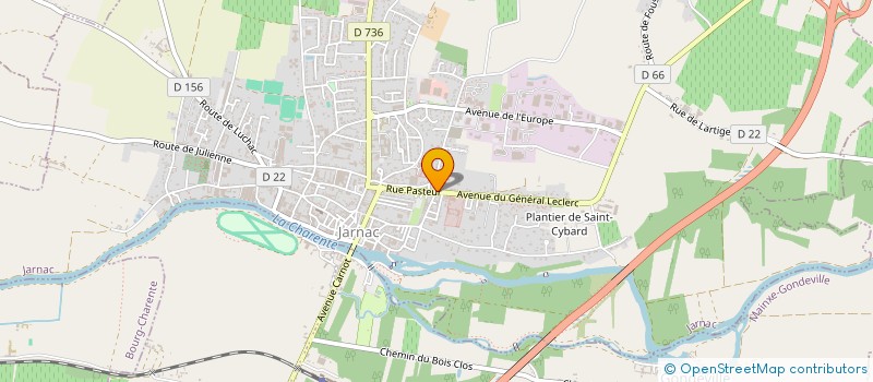 localisation de l'entreprise MONSIEUR JOSHUA KING à JARNAC