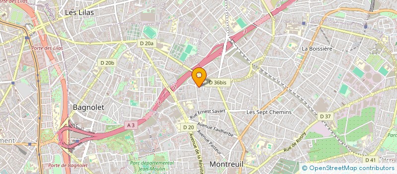 localisation de l'entreprise MONSIEUR JOSHUA LAMY à MONTREUIL
