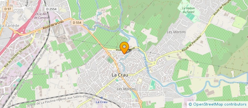 localisation de l'entreprise MONSIEUR JOSHUA LEVY à LA CRAU