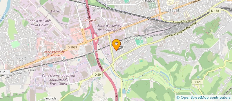 localisation de l'entreprise MONSIEUR JOSHUA MEFREDJ  BRIVE-LA-GAILLARDE