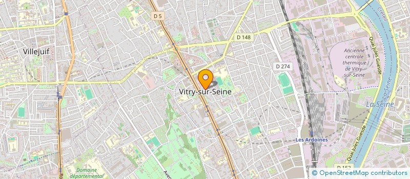 localisation de l'entreprise MONSIEUR JOSHUA MUKUAMBAY  VITRY-SUR-SEINE