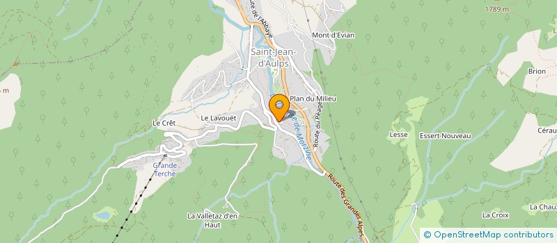 localisation de l'entreprise MONSIEUR JOSHUA NISBET  SAINT-JEAN-D'AULPS