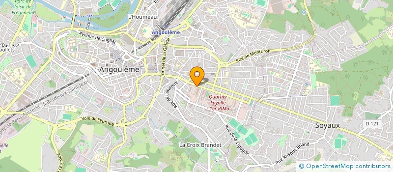 localisation de l'entreprise MONSIEUR JOSHUA POINAMA à ANGOULEME