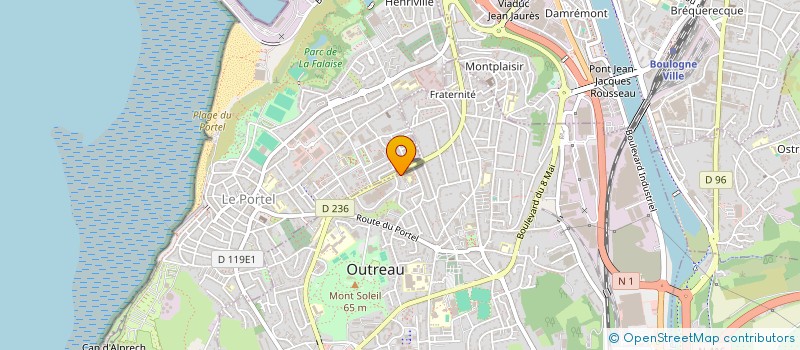 localisation de l'entreprise MONSIEUR JOSHUA SAILLY  BOULOGNE-SUR-MER