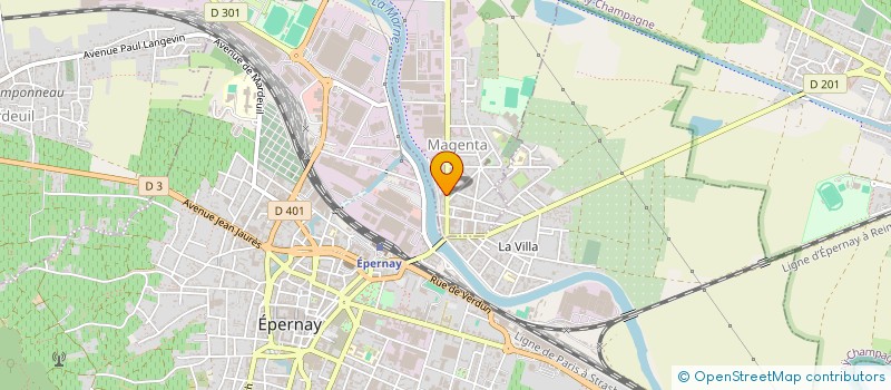 localisation de l'entreprise MONSIEUR JOSHUA SYLVAIN  MAGENTA