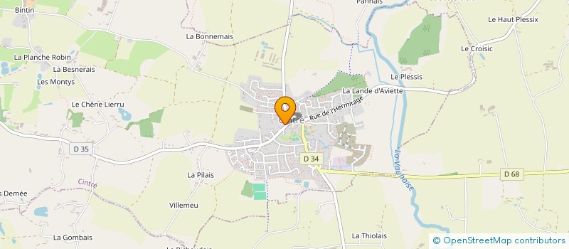 localisation de l'entreprise MONSIEUR JOSHUA TINTENIAL  CINTRE