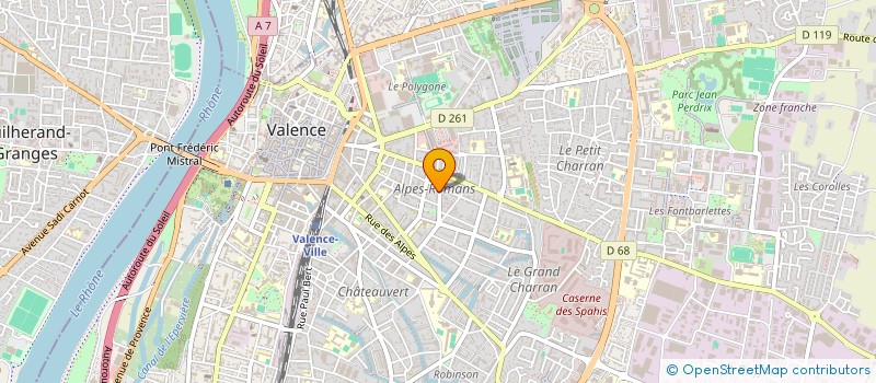 localisation de l'entreprise MONSIEUR JOSHUA TRIBBIA à VALENCE