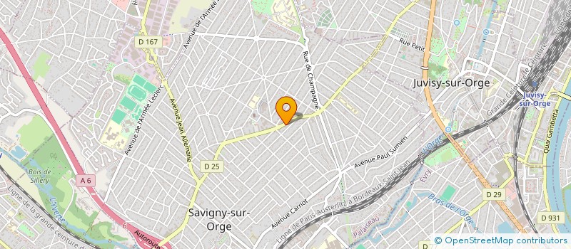 localisation de l'entreprise MONSIEUR JOSIA TOVOHERY RANDRIATSIZAFY à SAVIGNY-SUR-ORGE