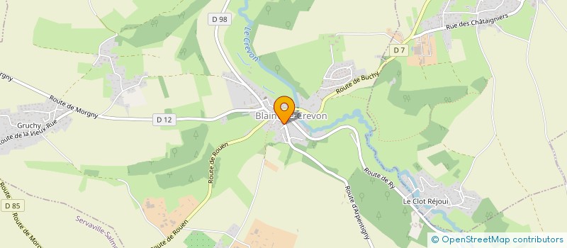 localisation de l'entreprise MONSIEUR JOSIAN BACHELET  BLAINVILLE-CREVON