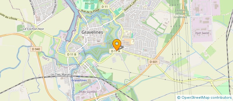 localisation de l'entreprise MONSIEUR JOSIAN CHRISTIAENS  GRAVELINES