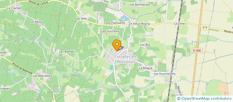 localisation de l'entreprise MONSIEUR JOSIAN COURTOIS à CORCELLES EN BEAUJOLAIS