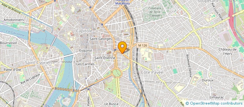 localisation de l'entreprise MONSIEUR JOSIAN FRAYSSE  TOULOUSE