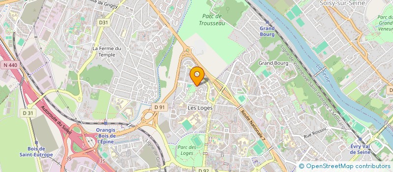 localisation de l'entreprise MONSIEUR JOSIAN GAINE à EVRY-COURCOURONNES