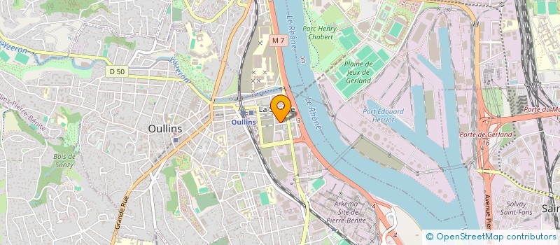 localisation de l'entreprise MONSIEUR JOSIAN MADOU  OULLINS-PIERRE-BENITE