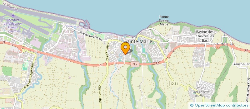 localisation de l'entreprise MONSIEUR JOSIAN MARINIER  SAINTE-MARIE