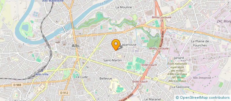 localisation de l'entreprise MONSIEUR JOSIAN MAS à ALBI
