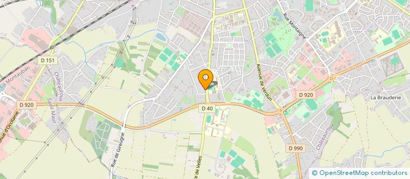 localisation de l'entreprise MONSIEUR JOSIAN SASTRE à CHATEAUROUX