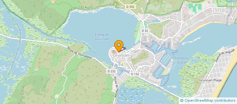 localisation de l'entreprise MONSIEUR JOSIAN TAVALLO  GRUISSAN