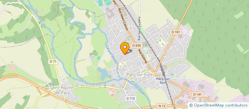 localisation de l'entreprise MONSIEUR JOSIANE BOISSIERE  MENILLES