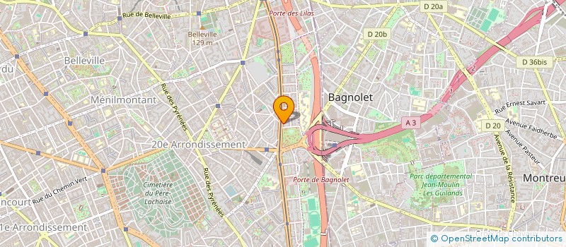 localisation de l'entreprise MONSIEUR JOSIANE DEPOORTERE  PARIS