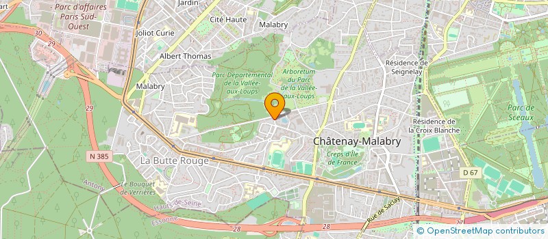 localisation de l'entreprise MONSIEUR JOSIANE GUITARD à CHATENAY-MALABRY