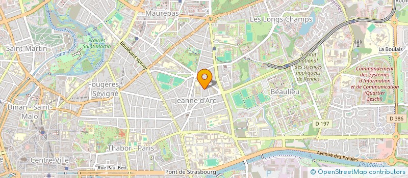 localisation de l'entreprise MONSIEUR JOSICK LE BIHAN  RENNES