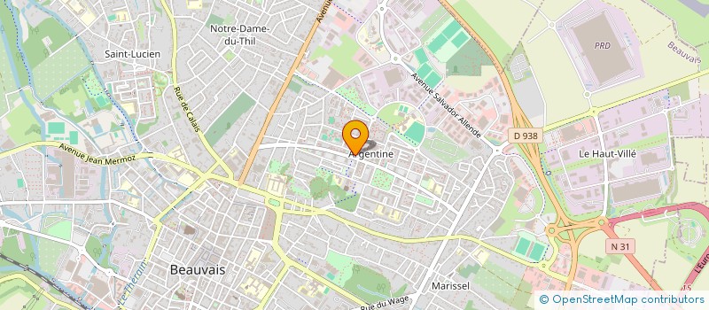 localisation de l'entreprise MONSIEUR JOSIVALDO NASCIMENTO XAVIER  BEAUVAIS