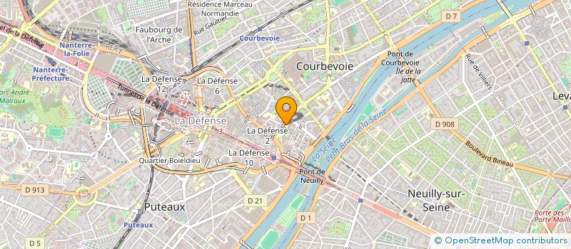 localisation de l'entreprise MONSIEUR JOSS DEJONGHE à COURBEVOIE