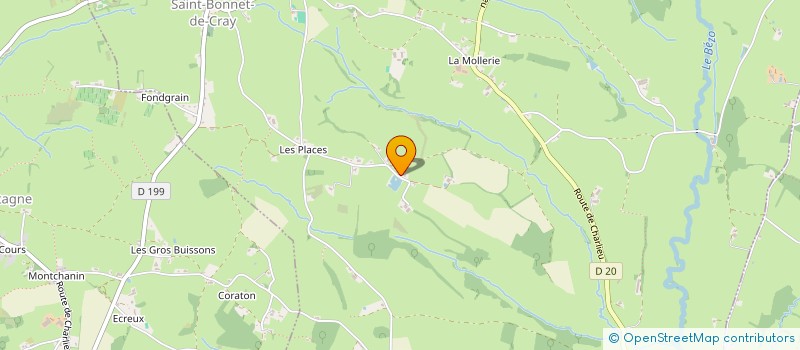 localisation de l'entreprise MONSIEUR JOSS DEMOUX  SAINT-BONNET-DE-CRAY