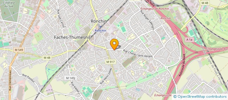 localisation de l'entreprise MONSIEUR JOSS LEPLUS  RONCHIN