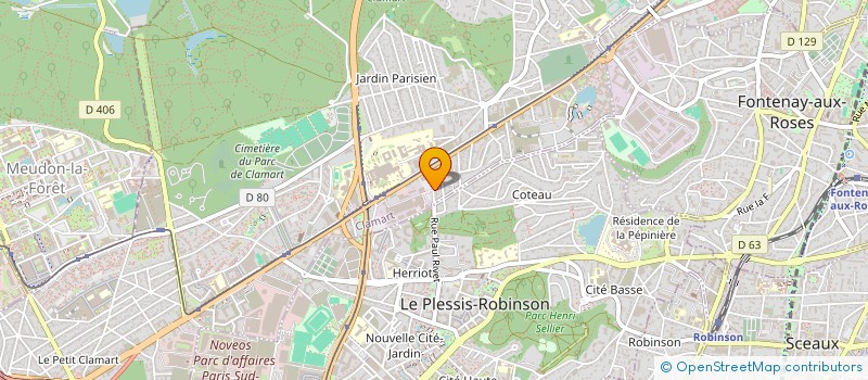 localisation de l'entreprise MONSIEUR JOSSE ROUSSEL à CLAMART
