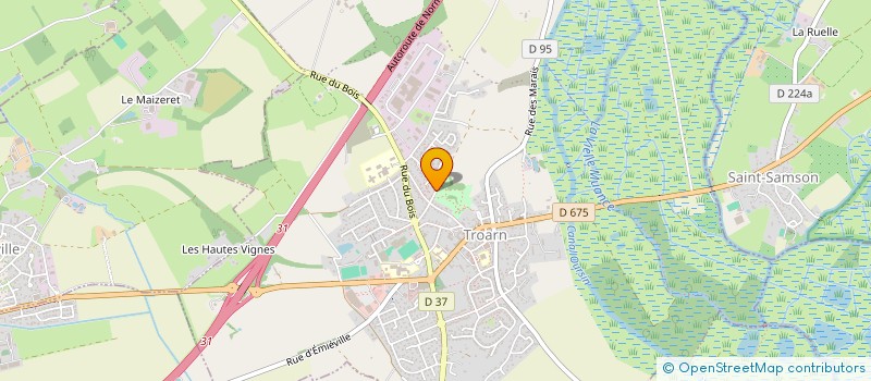 localisation de l'entreprise MONSIEUR JOSSE SERIN  TROARN