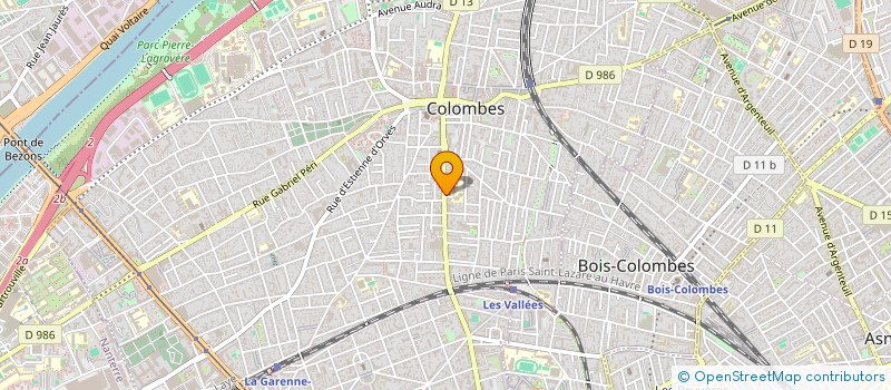 localisation de l'entreprise MONSIEUR JOSSELIN ALBERT à COLOMBES