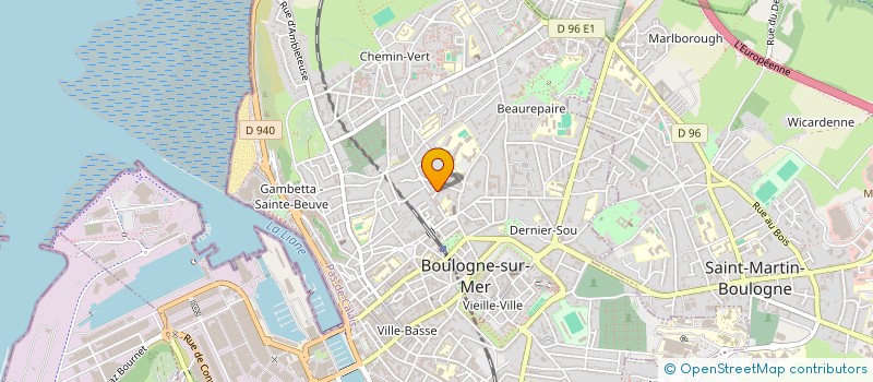 localisation de l'entreprise MONSIEUR JOSSELIN ATKINSON à BOULOGNE-SUR-MER