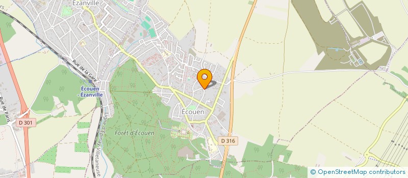 localisation de l'entreprise MONSIEUR JOSSELIN BELLIL  ECOUEN