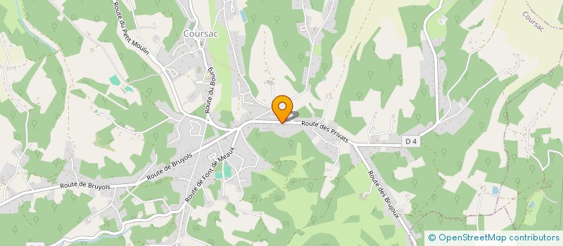 localisation de l'entreprise MONSIEUR JOSSELIN CHUBILLEAU  COURSAC