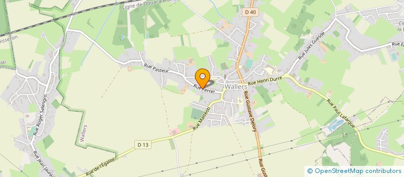 localisation de l'entreprise MONSIEUR JOSSELIN DELSAUT  WALLERS