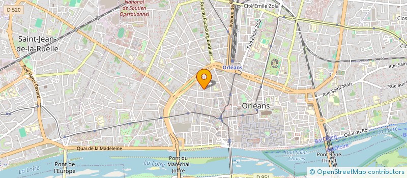 localisation de l'entreprise MONSIEUR JOSSELIN DEWITTE à ORLEANS