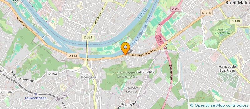 localisation de l'entreprise MONSIEUR JOSSELIN FOUQUET  BOUGIVAL