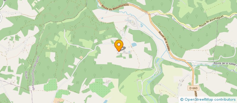 localisation de l'entreprise MONSIEUR JOSSELIN GAUTHIER  BEAUMONTOIS EN PERIGORD