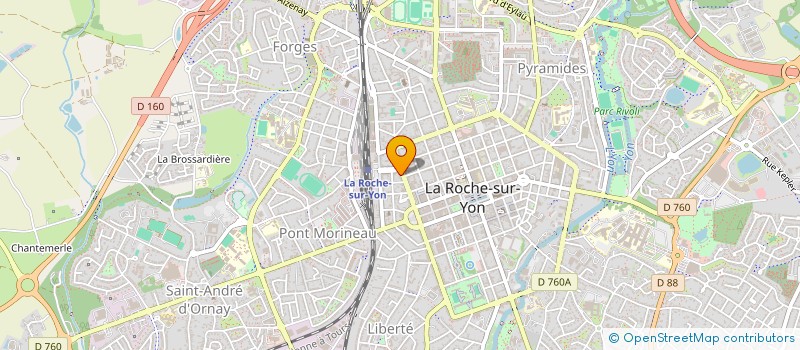 localisation de l'entreprise MONSIEUR JOSSELIN GOURAUD à LA ROCHE-SUR-YON