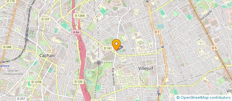 localisation de l'entreprise MONSIEUR JOSSELIN KEIB  VILLEJUIF